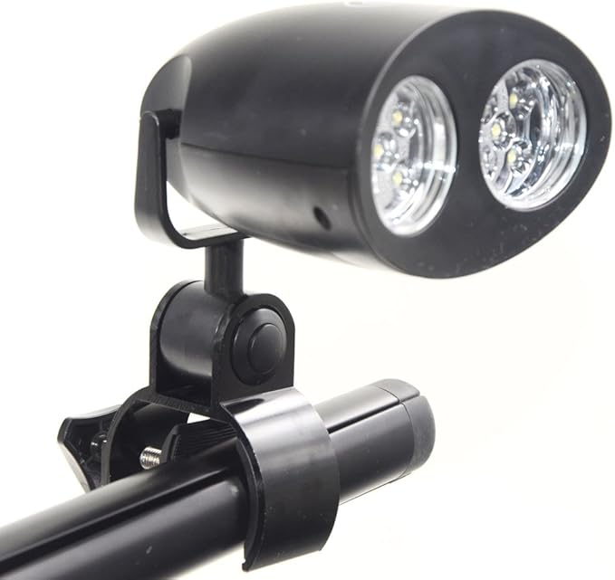 Barbecue Grill Light BBQ LED Light BizoeRade Bright Handle Mount Grilling Light for Most Grill Handles with Touch Switch, Adjustable, Screwdriver for Outdoor Night Grilling