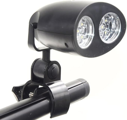 Barbecue Grill Light BBQ LED Light BizoeRade Bright Handle Mount Grilling Light for Most Grill Handles with Touch Switch, Adjustable, Screwdriver for Outdoor Night Grilling