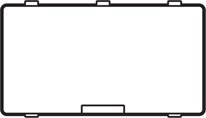 Flambeau Outdoors 7000R Tuff Tainer Double Deep Bulk Core Zerust Tab, Clear | Oversized open double deep box for bulky gear, includes Zerust anti-rust tab. Translucent, 16.5 x 9.75 x 3.25in