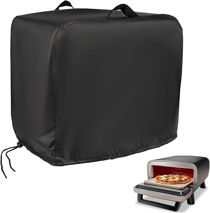 Pizza Oven Cover for Ninja Artisan Outdoor Oven/Tabletop Outdoor Grill | 21x17x12,Waterproof Dustproof Heavy Duty Oxford Fabric,for Artisan Electric Outdoor Pizza Oven with Stone 12inch MO201