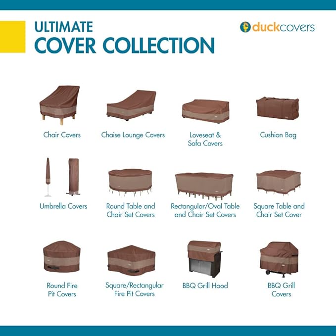 DUCKCOVERS Ultimate Waterproof BBQ Grill Cover, 59 Inch, Grill Cover, Grill Cover for Outdoor Grill, BBQ Cover