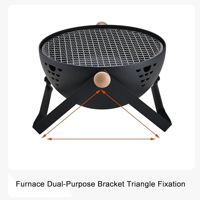 Multifunctional Charcoal Grills, Portable BBQ Grill, Indoor Grill for Home Backyard Picnic and Camping Charcoal Oven