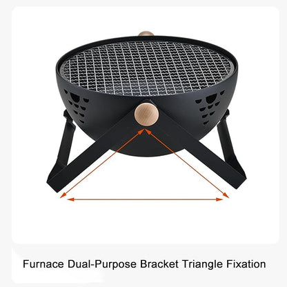 Multifunctional Charcoal Grills, Portable BBQ Grill, Indoor Grill for Home Backyard Picnic and Camping Charcoal Oven