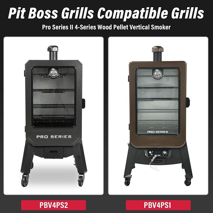 Utheer 71033 Steel Side Shelf for Pit Boss PBV4PS1/PBV4PS2 | Steel side shelf adds preparation space for vertical smokers, helps organize cooking tools during outdoor smoking
