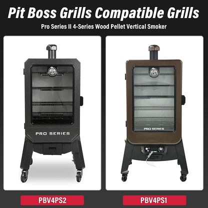 Utheer 71033 Steel Side Shelf for Pit Boss PBV4PS1/PBV4PS2 | Steel side shelf adds preparation space for vertical smokers, helps organize cooking tools during outdoor smoking