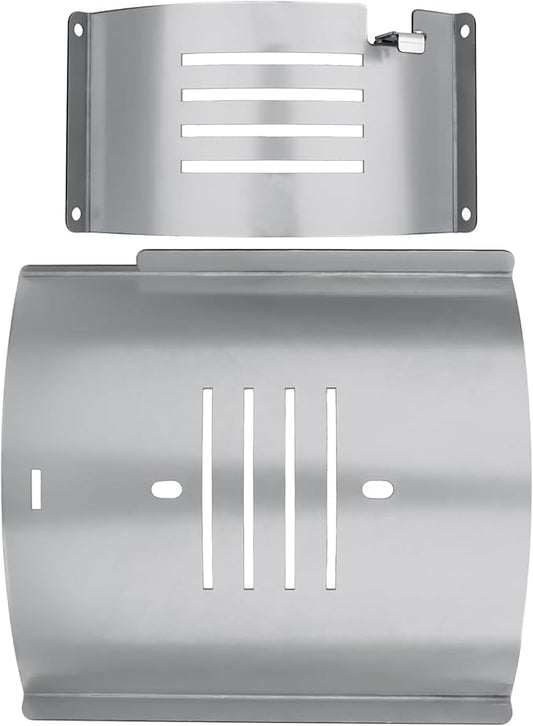 Flame Broiler Kit for Pit Boss Pro Series II Tabletop Portable 150 Pellet Grills with Slide Cover and Bottom, Heat Diffuser Replacement Parts 31971 for Pit Boss Mahogany PB150PPS Table Top Grill
