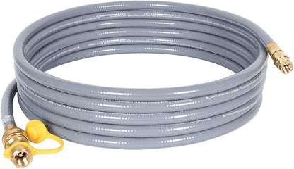 GasSaf 24 Feet 1/2" ID Natural Gas Hose with Quick Connect, Natural Gas Line for Gas Grill, Generator, Patio Heater and More