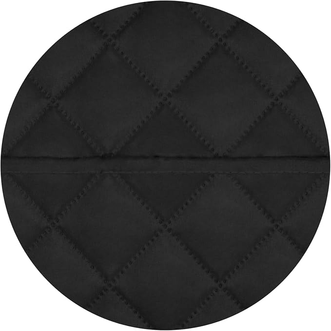 PureFit Reversible Quilted Sofa Cover Dog Couch Covers for Sofa, 28 in | Black/Black, Water Resistant Couch Protector, Washable Pet Couch Cover with Non Slip and Elastic Straps For Kids