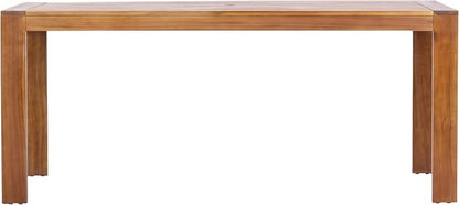 Christopher Knight Home Balew Patio Acacia Wood Dining Table, Indoor and Outdoor Dining Room Table for 6-8 Persons, Rectangular Dining Table for Backyard/Garden, Teak