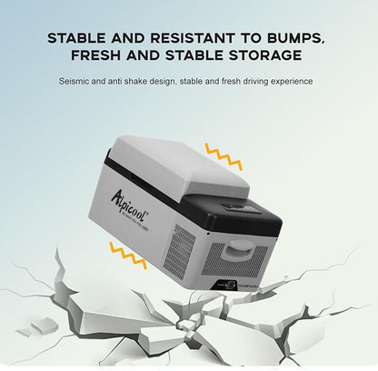 Alpicool C20 portable compressor fridge freezer 21Quart(20Liter) for car and home - 12V/24V DC and 110V AC