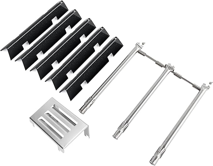Grill Replacement Parts for Weber Spirit 2 Grill Parts GS4 Spirit II E310 E320 S310 S320 Parts for Weber GS4 Spirit 2 Flavorizer Bars 7636 67046 69797 68843 & Heat Deflector 67060 Stainless Steel