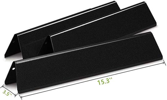 Hongso 69785 Burner Tubes Kit, 15.3" Flavorizer Bars 7635 67045, Replacement Parts for Weber Spirit 2 Burner 200 Series I & II E210 S210 E215 E220 S220, Weber II GS4 Gas Grills (with Up Front Controls