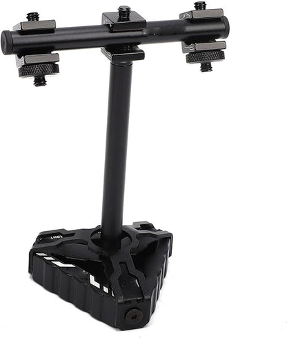 RiToEasysports Camping Light Stand Aluminum Alloy Portable Camping Lamp Holder Triangular Base Stable Setup for Tent Backyard BBQ Picnic Hiking