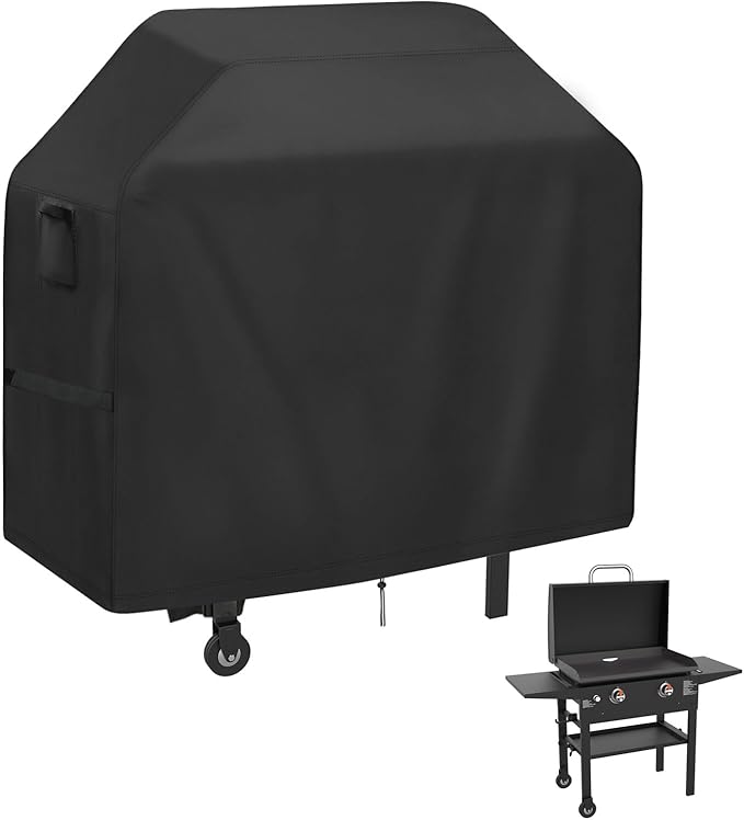 Grill Cover for Blackstone 1883 Original 28” Griddle,600D Heavy Duty BBQ Grill Cover,Waterproof Outdoor Grill Cover with Ventilation & Strap-54 W x 26" D x 34" H