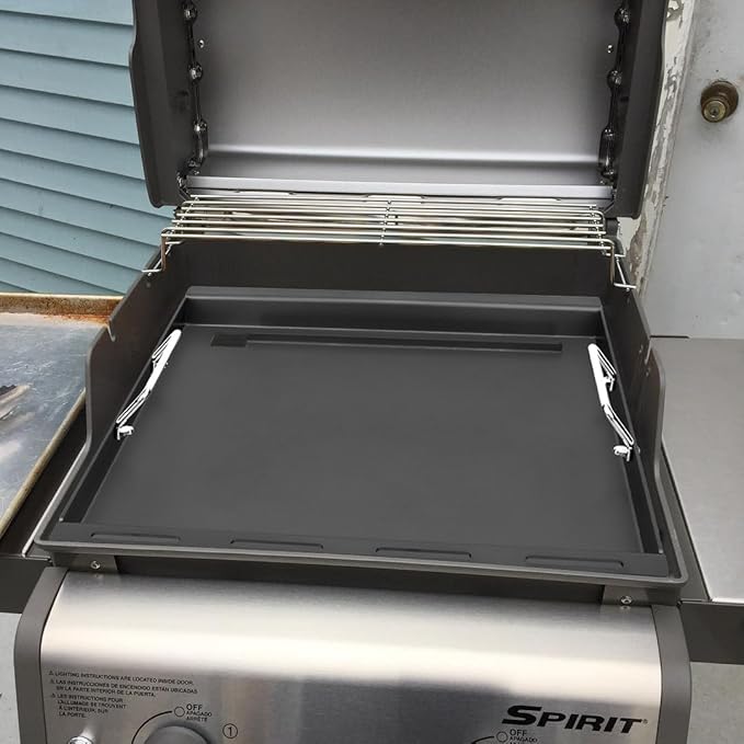 Full-Size Griddle Inserts for Weber Spirit 300 Series(2025 Models) E310 E325 EP325, Flat Top Griddle for Spirit II/I 200 Series(2016-2024) E-210 E-220 S-210 S-220, Replace for Weber 7637 Grill Grates
