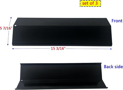 Parts Kit DG199 Replacement for Sonoma CGR27, CGR27LP, CGR30, CGR30LP Gas Grill Burners 17 3/4" x 18 1/2" & Porcelain Steel Heat Plate 15 3/16" x 5 7/16"