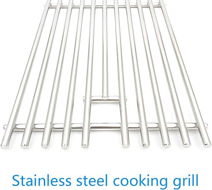19-1/4" Stainless Steel 5 Cooking Grates Replacement Parts for Bull Angus 40" Grill 57568 57569 57568CE 57568AGA 57569CE Brahma Lion Premium L90000 57569CE 57569CE And Cal Flame Gas Grill 16517