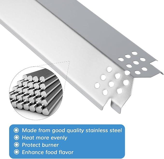 Grill Replacement for Nexgrill 4 Burner - Grill Parts for 720-0830H, 720-0830D, 720-0783E, 720-0830A Gas Grill, Grill Burner, Heat Plates Ignitors Kit,4 Packs