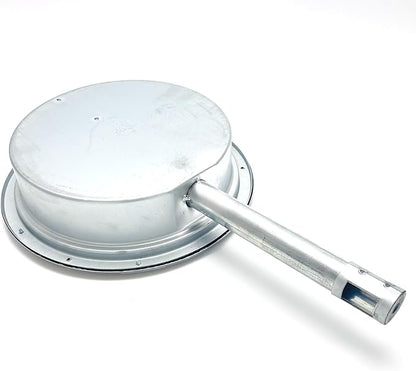 12" Outdoor Oven BBQ Infrared Searing Burner and Burner Valve, Round Ceramic Baking Burner for Turkey Fryer Burners, Outdoor Cooking, Fire Pit for DIY Grill setups