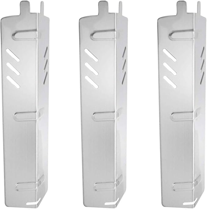BBQ-Element Grill Replacement Parts for Backyard Grill BY13-101-001-11, BY14-101-001-01, BY16-101-002-05, GBC1429W, Stainless Steel Heat Plate Tent Shields Burner Cover for Uniflame GBC1329W.