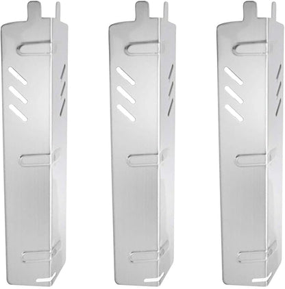 BBQ-Element Grill Replacement Parts for Backyard Grill BY13-101-001-11, BY14-101-001-01, BY16-101-002-05, GBC1429W, Stainless Steel Heat Plate Tent Shields Burner Cover for Uniflame GBC1329W.