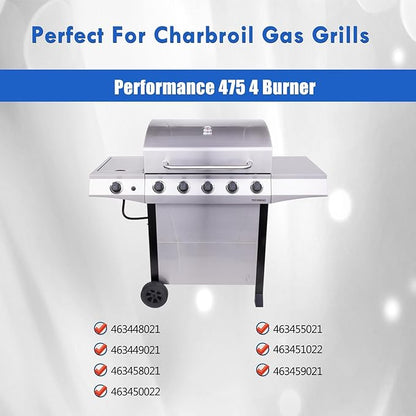 463342119 Grill Replacement Parts for Charbroil Performance 4 Burner 463342119 463332718 463335517 463375919 463349917 463342118 463347418 463376217 463332718 Grill Parts Heat Tents Burner