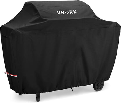 Grill Cover for Outdoor Grill 65 inch, Gas Grill Covers Heavy Duty Waterproof Suitable for Weber Genesis 2, All Weather Protection 65 Inch Grill Cover 65" L x 24" W x 46" H Black