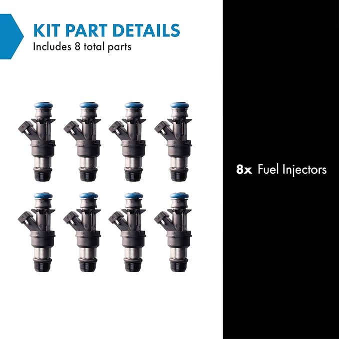 TRQ Fuel Injector Set | For 2001-2009 Chevrolet 2001-2009 GMC