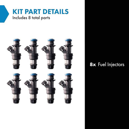 TRQ Fuel Injector Set | For 2001-2009 Chevrolet 2001-2009 GMC