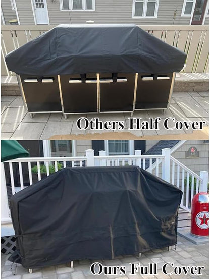 92 Inch Grill Center Cover Waterproof Heavy Duty Outdoor Summit | Gas Grill Center BBQ Cover