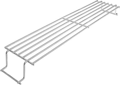 QuliMetal Stainless Steel Warming Rack for Weber Spirit 300, Grill Parts for Weber Spirit 2 300 Series Grills with Front Control Knobs, 7641 Upper Rack for Weber Genesis Silver Gold B/C Grills