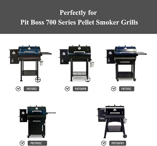Uniflasy Warming Rack for Pit Boss 700 Series Pellet Smoker Grills, Stainless Steel Upper Cooking Grate Replacement for Pit Boss 700D 700FB 700S 700SC 700FB1, Foldable BBQ Grill Top Rack