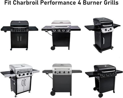 Grill Grates for Char-Broil Performance 4-Burner 463342119 463377017 | Cast Iron Replacement Parts for charbroil 463347017 G321-0005-W1 G321-0006-W1 3-piece 18 x 25 in set