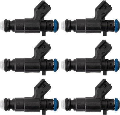 TRQ Fuel Injector Set | For 2005-2008 Buick LaCrosse 2004-2006 Rendezvous Cadillac CTS SRX 2005-2006 STS