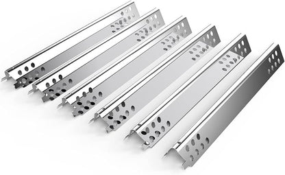 DELSbbq BBQ Grill Parts Replacement Kit for Charbroil Performance 6 Burner | G470-5200-W1 Burners, G470-0004-W1A Heat Plates, Crossover Tube, Ignition, Stainless Steel, Complete Grill Restoration