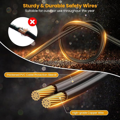 100FT Solar String Lights Outdoor Waterproof IP65 with USB-Charging , Solar Powered LED Patio Lights with 50+2 Shatterproof ST38 Edison Bulbs, Hanging Lights for Outside Backyard Garden Bistro Gazebo
