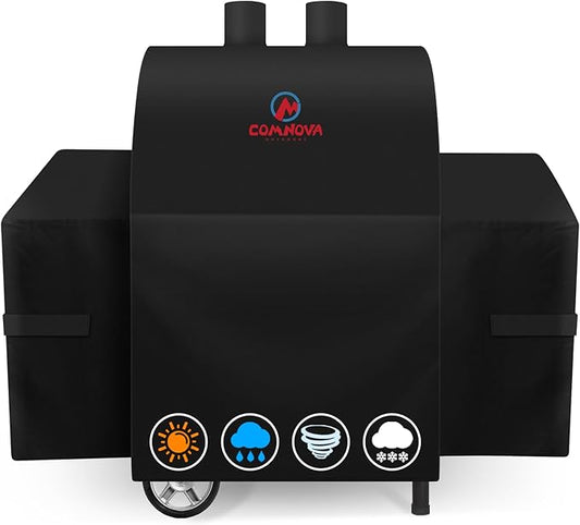 Comnova Grill Cover for Char Griller 3-Burner Gas Grill - 600D Premium Grillin' Pro Grill Cover for Char Griller Waterproof & Heavy Duty, Fits Grillin' Pro 3001 Models - 48" L x 27" W x 44" H (3055)