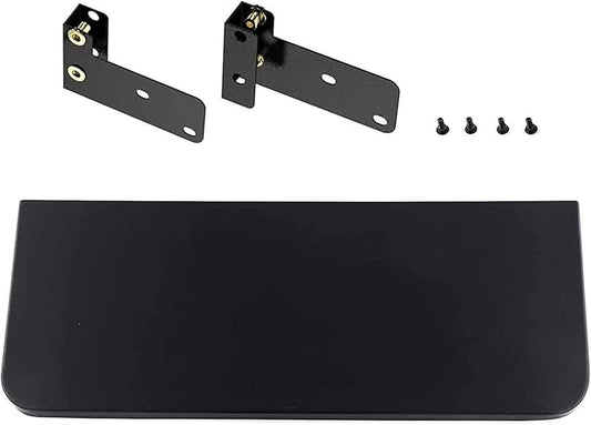 Folding Front Shelf with Bracket Fits for Traeger Pro 34, Texas Elite 34, Century 885 Costco and Eastwood 34, 36.75" x 11.5" Porcelain Steel Grill Accessories Replacement for BAC363 Folding Shelf