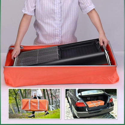 Oven Household Charcoal Barbecue Grill Outdoor Tool Thickened Carbon Wild Barbecue Stove Shelf 3-10 People Available