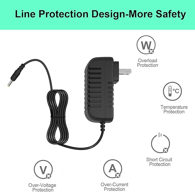 Power Adapter Replacement Part 9004190216 Compatible with Masterbuilt Gravity Series 560/800/1050 XL Digital Charcoal Grill and Smoker Combo, with 19ft Power Cord Charger