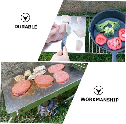 Stainless Steel Outdoor BBQ Grill Rack for Camping Charcoal Grill Tool Folding Design and Easy Setup for Barbecue Parties