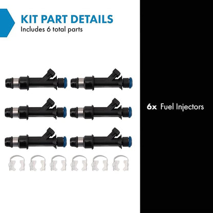 TRQ Fuel Injector Set | For 2000-2005 Buick Chevrolet Oldsmobile Pontiac