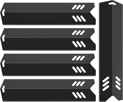 SHINESTAR Grill Heat Plates Replacement Parts for Academy Sports (FSOGBG1107), Backyard Grill (BY12-084-029-98, GBC1255W), Outdoor Gourmet （FSOGBG1107, 15" x 3-13/16", 5-Pack, for 5-Burner Grills