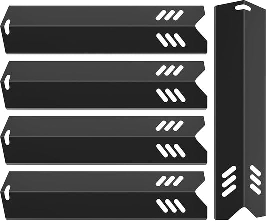 SHINESTAR Grill Heat Plates Replacement Parts for Academy Sports (FSOGBG1107), Backyard Grill (BY12-084-029-98, GBC1255W), Outdoor Gourmet （FSOGBG1107, 15" x 3-13/16", 5-Pack, for 5-Burner Grills