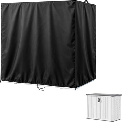 Kasla Outdoor Storage Cabinet Cover, 48"L×26"W×37"H | Heavy-Duty and Waterproof, Fits Storage Shelf, Storage Shed, Deck Box for Kitchen Patio Garden Organization and Storage