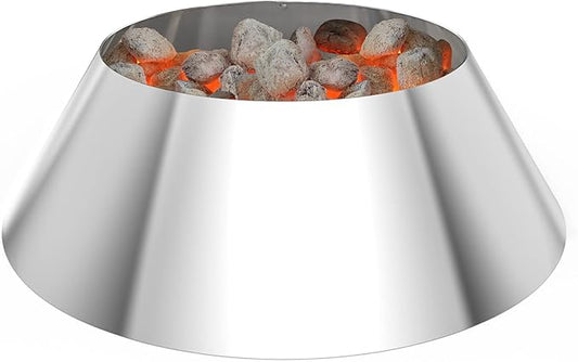 onlyfire Stainless Steel Charcoal Briquet Holder BBQ Whirlpool for Weber 26" Kettle Charcoal Grills