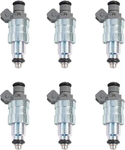 TRQ Fuel Injector Set | For 1996-1998 Jeep Cherokee Grand Cherokee 1997-1998 Wrangler