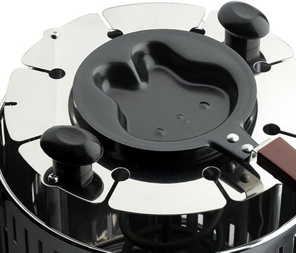 Barrel-shaped charcoal grill—perfect for backyards, patios, parties, tailgate gatherings, and outdoor picnics
