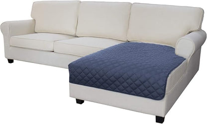 Easy-Going Sectional Couch Covers for Dogs L Shape Sofa Cover Reversible Sofa Slipcover Chaise Lounge Cover Furniture Protector Cover for Pets Dog Cat (42 x 68 inches, DarkBlue/DarkBlue) | Soft Sofa Slipcover For Dogs, Fits Left/Right Chaise Lounge Pro...