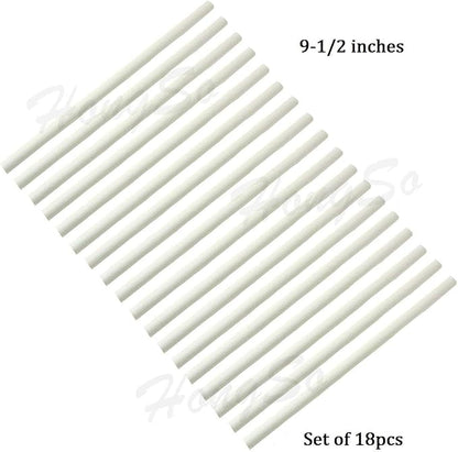 Hongso 9.5" Long Grill Ceramic Rods Replacement for DCS Grill 30 36 48 Inch Gas Grills (bga/Bgb/Bgc Series) CR123-18 18-Pack